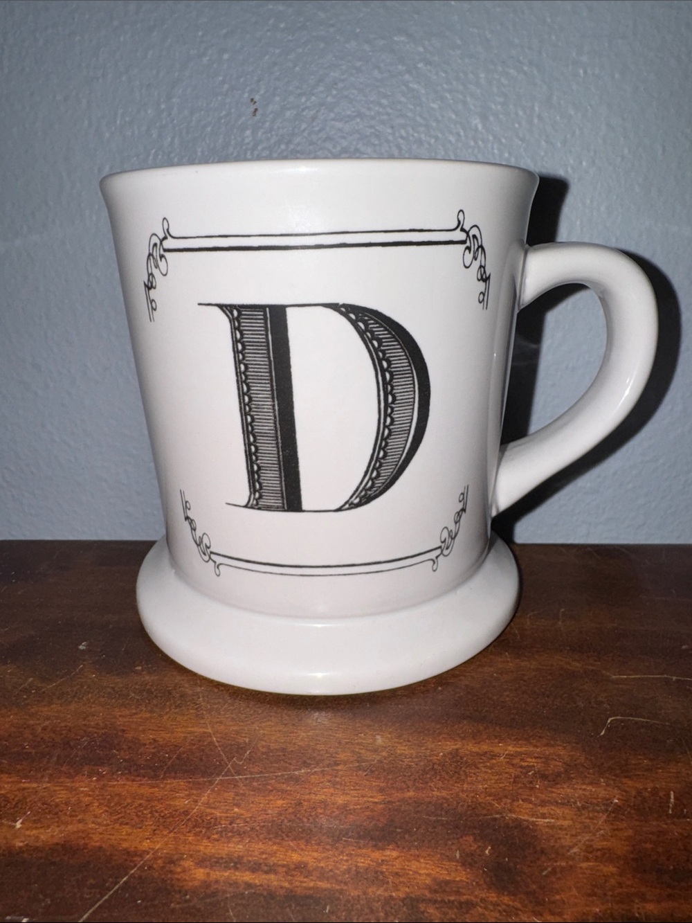 Monogram D Ceramic Coffee Mug by Home Essentials